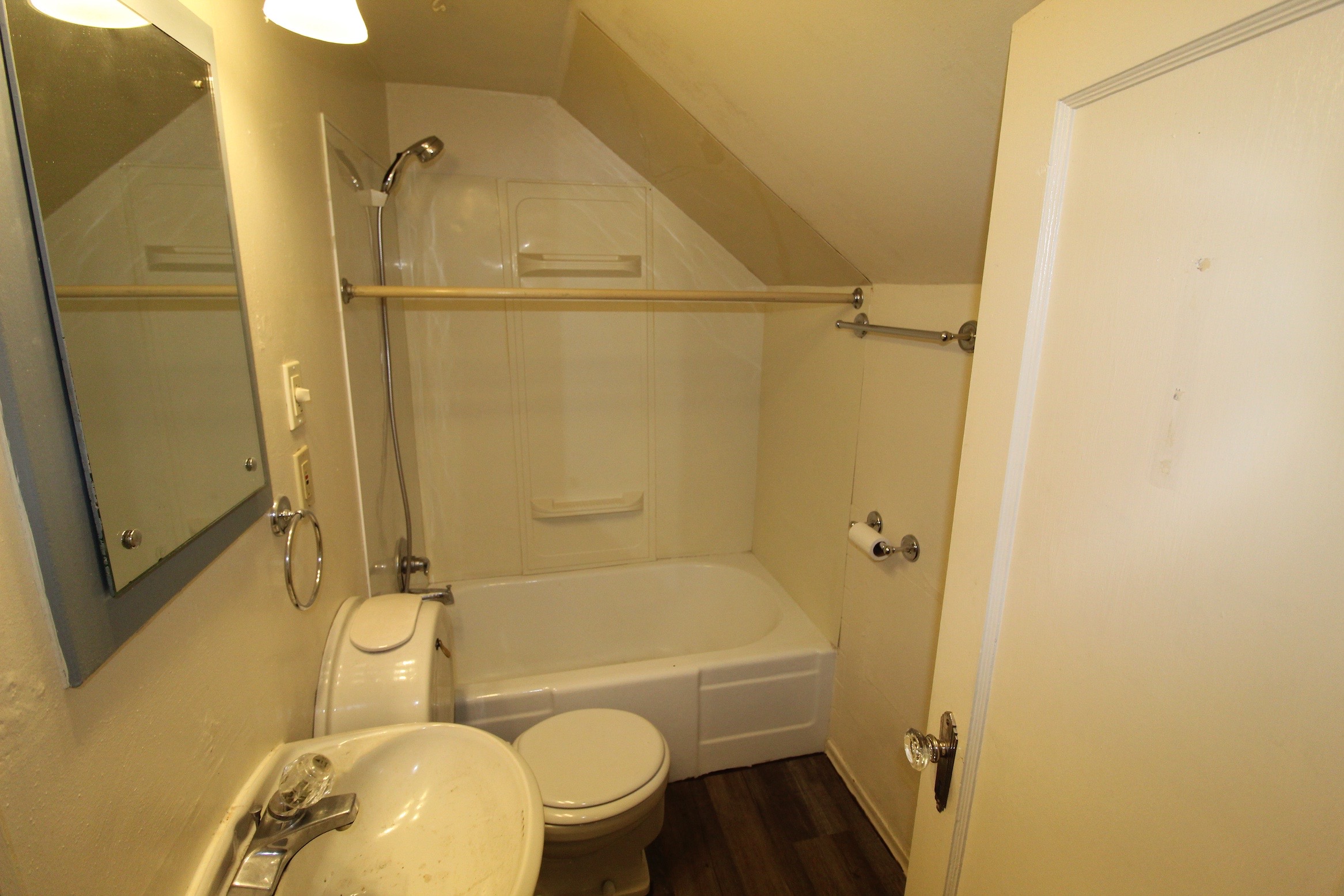 The bathroom